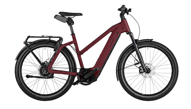 Riese &amp; Müller Charger4 Mixte GT vario SELECT / dark red matt / 49 cm / Cockpit Kiox 300 / 750 Wh / Chaîne antivol supplémentaire avec sacoche /  Puce RX Chip / Code de configuration F01287_05021608091007