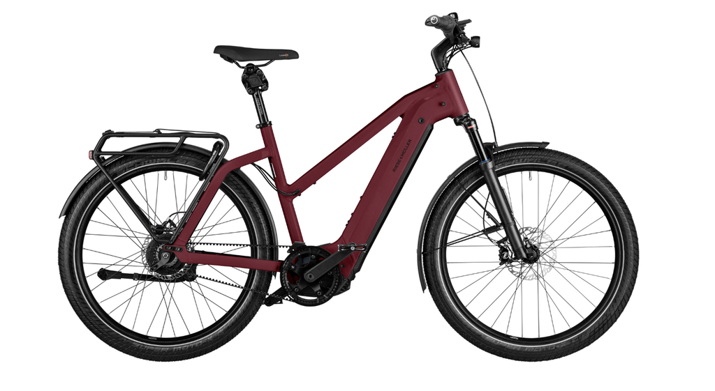 Riese &amp; Müller Charger4 Mixte GT Vario / dark red matt / 53 cm / Cockpit Kiox 300 / 750 Wh / Option GX / Chaîne antivol supplémentaire avec sacoche / Code de configuration F01113_054008131207