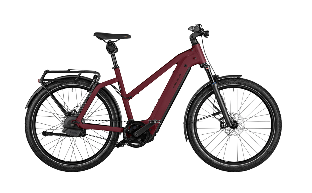 RIESE&amp;MÜLLER CHARGER 4 MIXTE GT AUTOMATIC / 53cm / Dark Red Matt / BATTERIE 750 Wh / KIT CONFORT / OPTION GX / COCKPIT KIOX 300 / Code configuration F01118_05062210091308 )